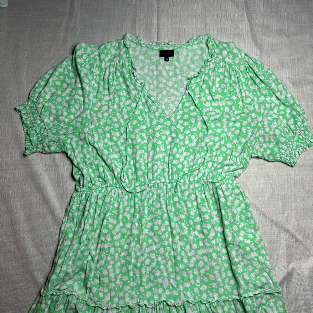 Who what wear floral tiered dress